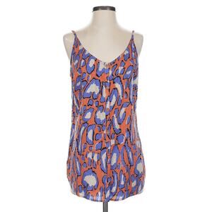 CAbi Tank Top Size M Orange Purple Sleeveless Y2K Retro Preppy Feminine